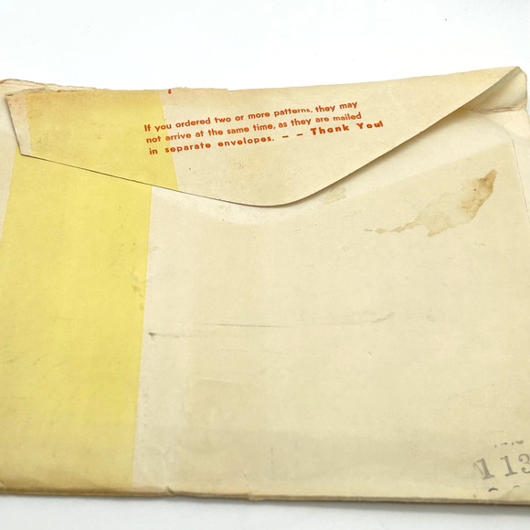 Anne Adams Vintage 1950's Mail Order Pattern #4638 Women's Bib Apron Size M - Picture 8 of 8